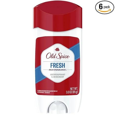 Old Spice Antiperspirant and Deodorant for Men, High Endurance, Game Day Long Lasting Stick, 3 Oz (Pack of 6)