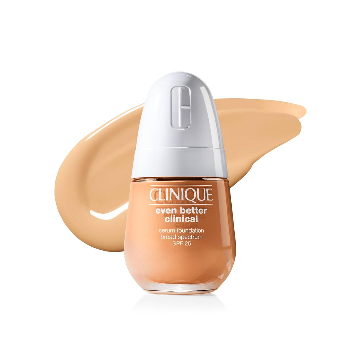 Clinique Even Better Clinical Serum Full Coverage Hydrating Foundation Broad Spectrum SPF 25 With Vitamin C, Salicylic Acid + Hyaluronic Acid For Oily Skin Types