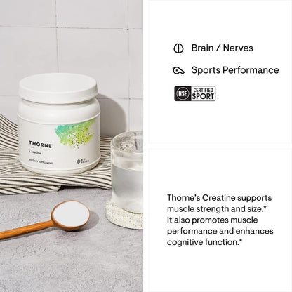 THORNE - Performance Essentials Bundle: Creatine & Amino Power Pack - Muscular Support, Energy Boost, and Cognitive Function - NSF Certified - 30 to 90 Servings