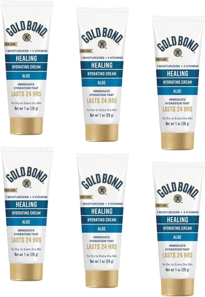 Gold Bond Ultimate Healing Skin Therapy Lotion Aloe Travel Size 1 Oz (Pack of 6)