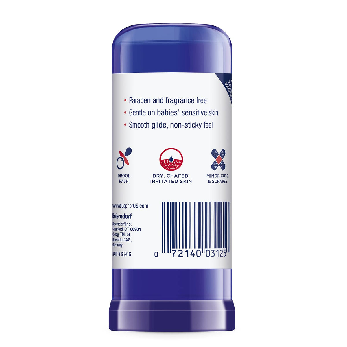 Aquaphor Baby Healing Balm Stick With Avocado Oil and Shea Butter, 0.65 Oz Stick (Pack of 12)