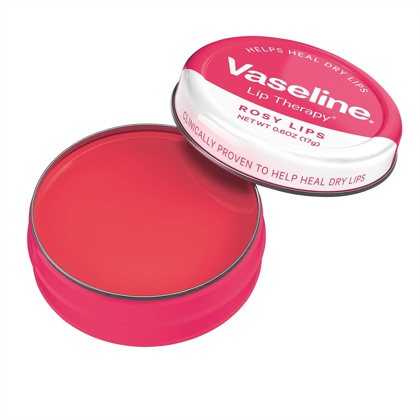 Vaseline Lip Therapy Lip Balm, Rosy Lips 0.6 oz (Pack of 3)