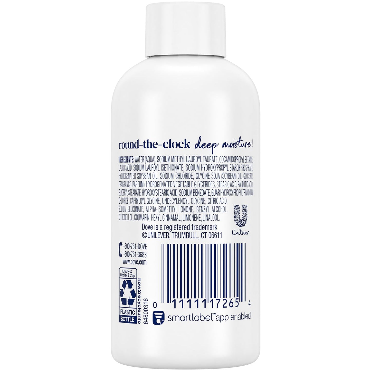 Dove Deep Moisture Body Wash 24-Pack, Travel Essentials, 3 Oz Ea