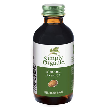 Simply Organic Almond Extract, Certified Organic | 2 oz (Pack of 2)