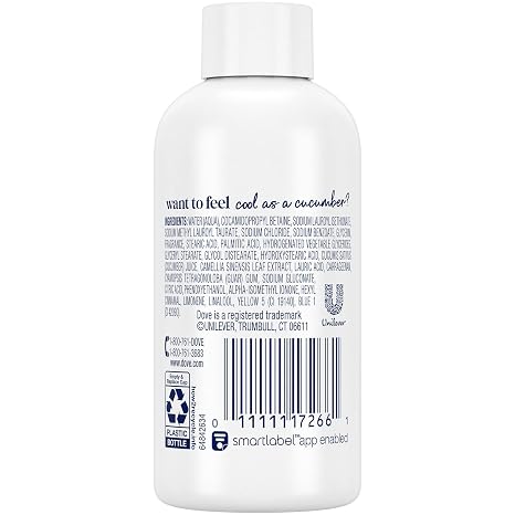 Dove Travel Body Wash, Refresh 24-Pack, Cucumber & Green Tea, Moisturizing for Lotion-Soft Skin, 3 Oz Ea