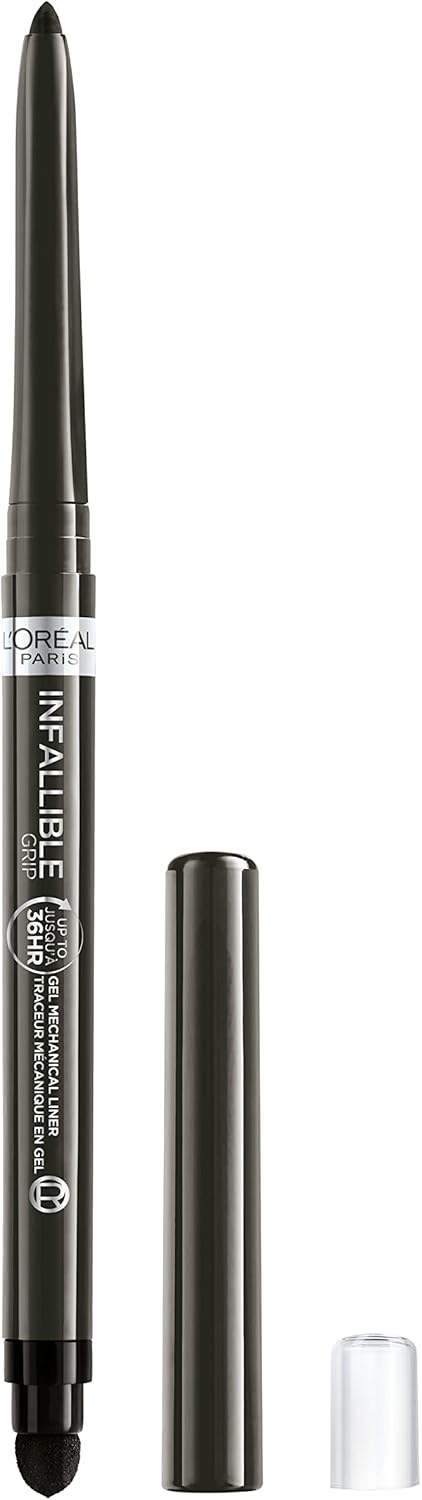 L'Oreal Paris Infallible Grip Mechanical Gel Eyeliner Pencil, Smudge-Resistant, Waterproof Eye Makeup with Up to 36HR Wear, Taupe Grey, 0.01 Oz