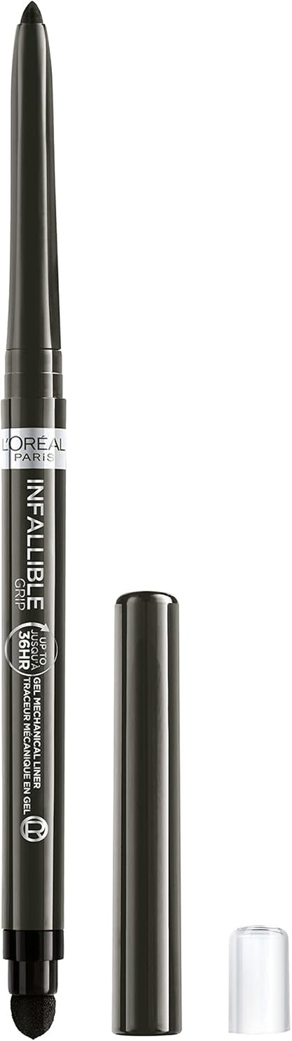 L'Oreal Paris Infallible Grip Mechanical Gel Eyeliner Pencil, Smudge-Resistant, Waterproof Eye Makeup with Up to 36HR Wear, Taupe Grey, 0.01 Oz