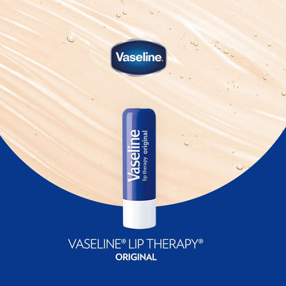 Vaseline Lip Therapy Advanced Healing Lip Balm Tube 12-Pack – White Petroleum Lip Protectant, 0.25 Oz Ea
