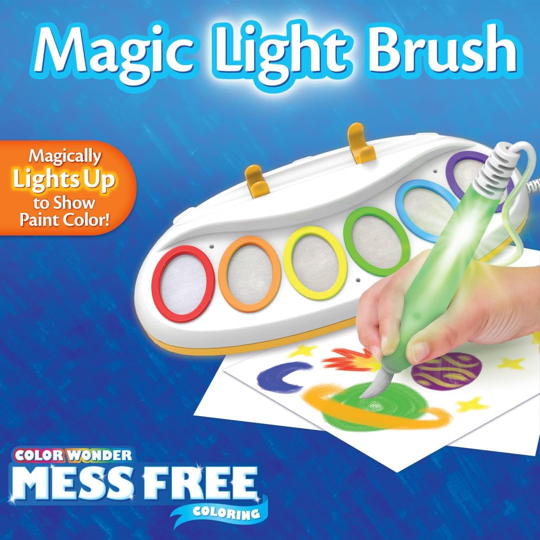 Crayola Color Wonder Magic Light Brush, Mess Free Painting for Kids, Age 3+ | Toddler Paint Set, Learning Art Toys, Birthday, Holiday Gifts for Girls & Boys, Arts & Crafts, Kids