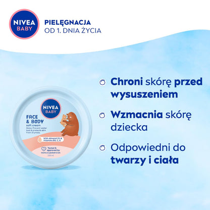 Nivea Baby Soft Cream 200 ml / 6.7 oz