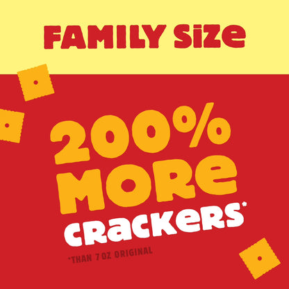 Cheez-It Original Cheese Crackers, Baked Snack Crackers, 21 oz