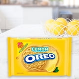 OREO Lemon Creme Sandwich Cookies, Family Size, 18.71 oz