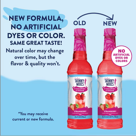 Jordan's Skinny Mixes Sugar Free Strawberry Syrup, 25.4 Fl Oz