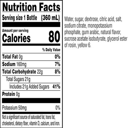 Gatorade Thirst Quencher Orange flavored Sports Drink 12 fl oz, 12 Count