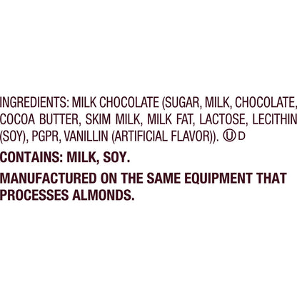 Hershey's Milk Chocolate Snack Size Candy Party Pack, 29.7 oz