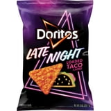 Doritos Tortilla Chips Late Night Loaded Taco, 9 oz Bag