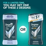 Degree Advanced Women's Long Lasting Antiperspirant Deodorant Stick Twin Pack, Everest, 2.7 oz