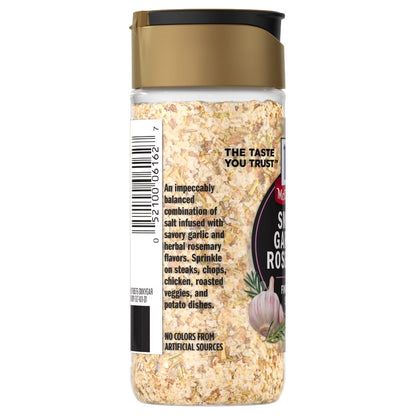 McCormick Smoky Garlic and Rosemary Finishing Salt, 3.88 oz Bottle