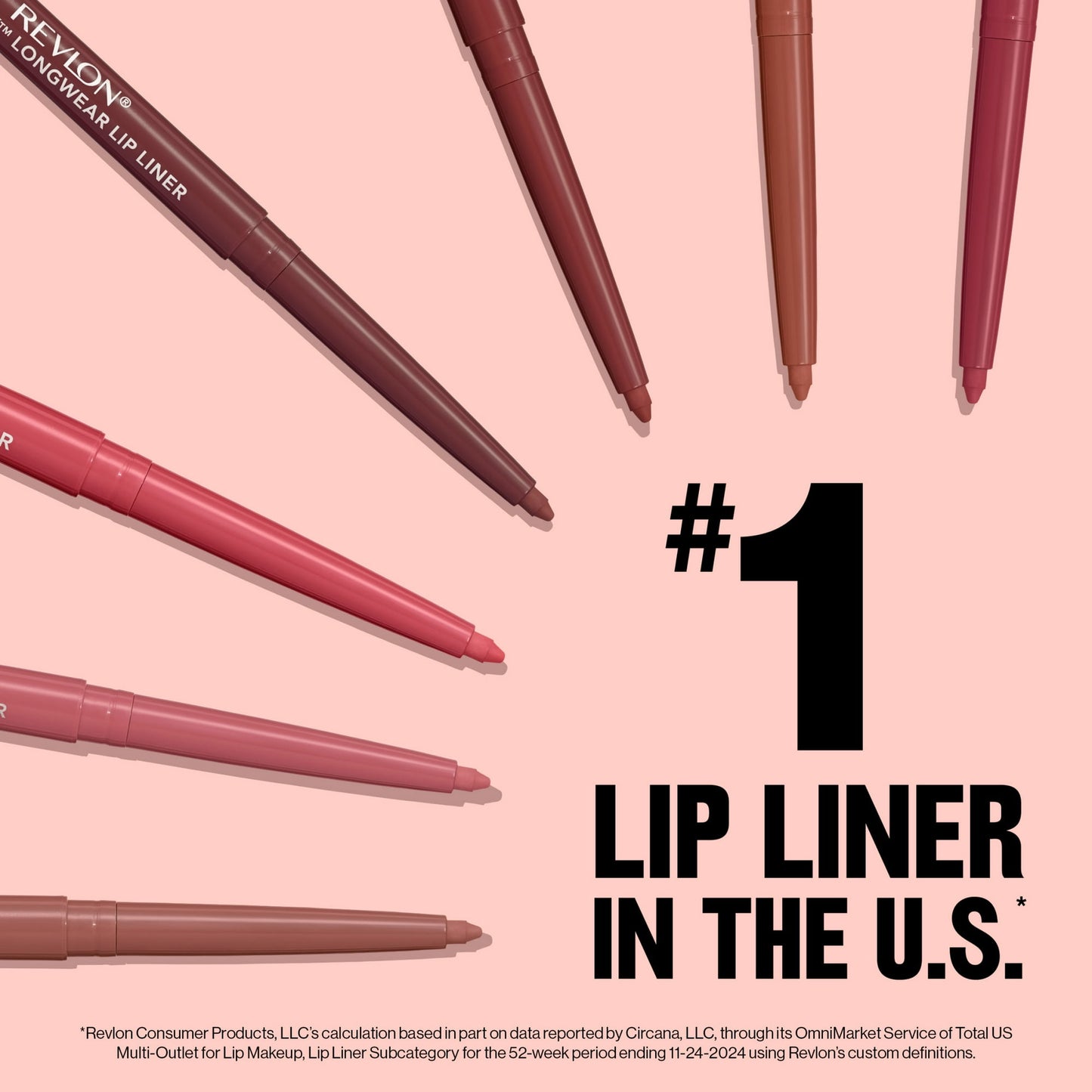 (3 pack) Revlon ColorStay Longwear Lip Liner Pencil, 645 Chocolate, 0.01 oz