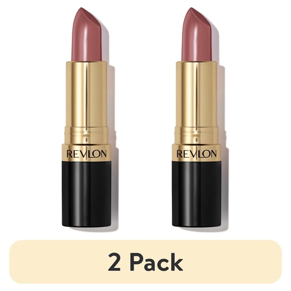 (2 pack) Revlon Super Lustrous Creme Lipstick, Creamy Formula, 811 Laidback Lilac, 0.15 oz