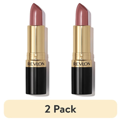 (2 pack) Revlon Super Lustrous Creme Lipstick, Creamy Formula, 811 Laidback Lilac, 0.15 oz