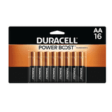 Duracell - CopperTop AA Alkaline Batteries - long lasting, all-purpose Double A battery for household and business - 16 Count