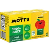 (2 pack) Mott's 100% Apple Juice, 6.75 fl oz, 8 Count Boxes