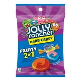 (2 pack) Jolly Rancher 2-in-1 Fruit Flavored Hard Candy, Bag 6.5 oz