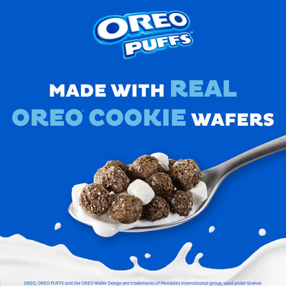 Post OREO PUFFS Cereal, Crunchy 16.5 oz box