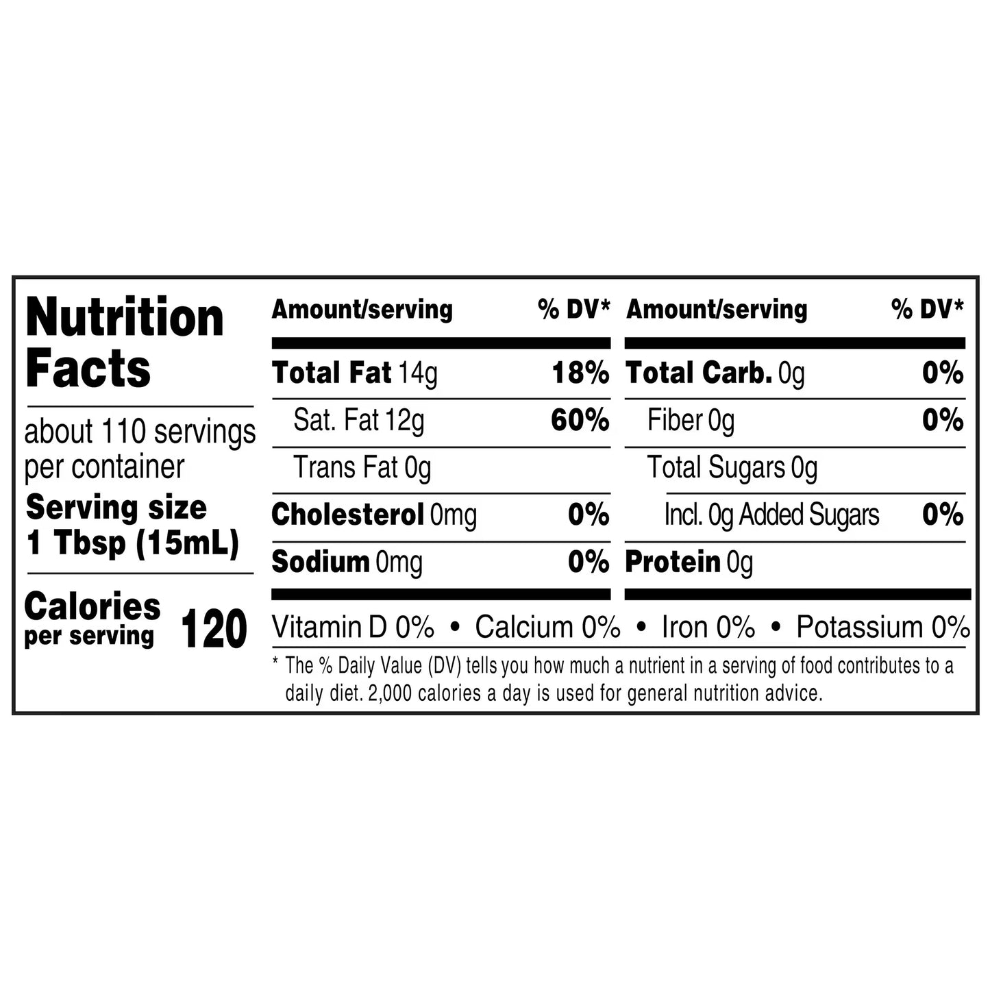 Great Value Organic Naturally Refined Coconut Oil, 56 fl oz