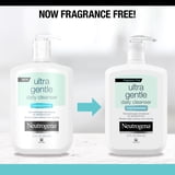 (2 pack) Neutrogena Ultra Gentle Foaming Facial Cleanser, Daily Face Wash, 12 fl. oz