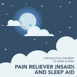 (2 pack) Equate Ibuprofen PM, Pain Reliever (NSAID) and Nighttime Sleep-Aid, 80 Count