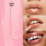Revlon Super Lustrous Moisturizing High Shine Lip Gloss, 203 Lean In, 0.13 oz
