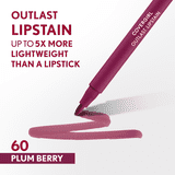 COVERGIRL Outlast Lipstain, 60 Plum Berry, Purple, 0.05 fl oz