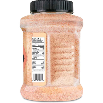 Herbion Himalayan Pink Salt, Fine Grain, 5 lb (2.2 Kg) Jar, All-Natural, Vegan, Kosher Certified, Triple-Washed