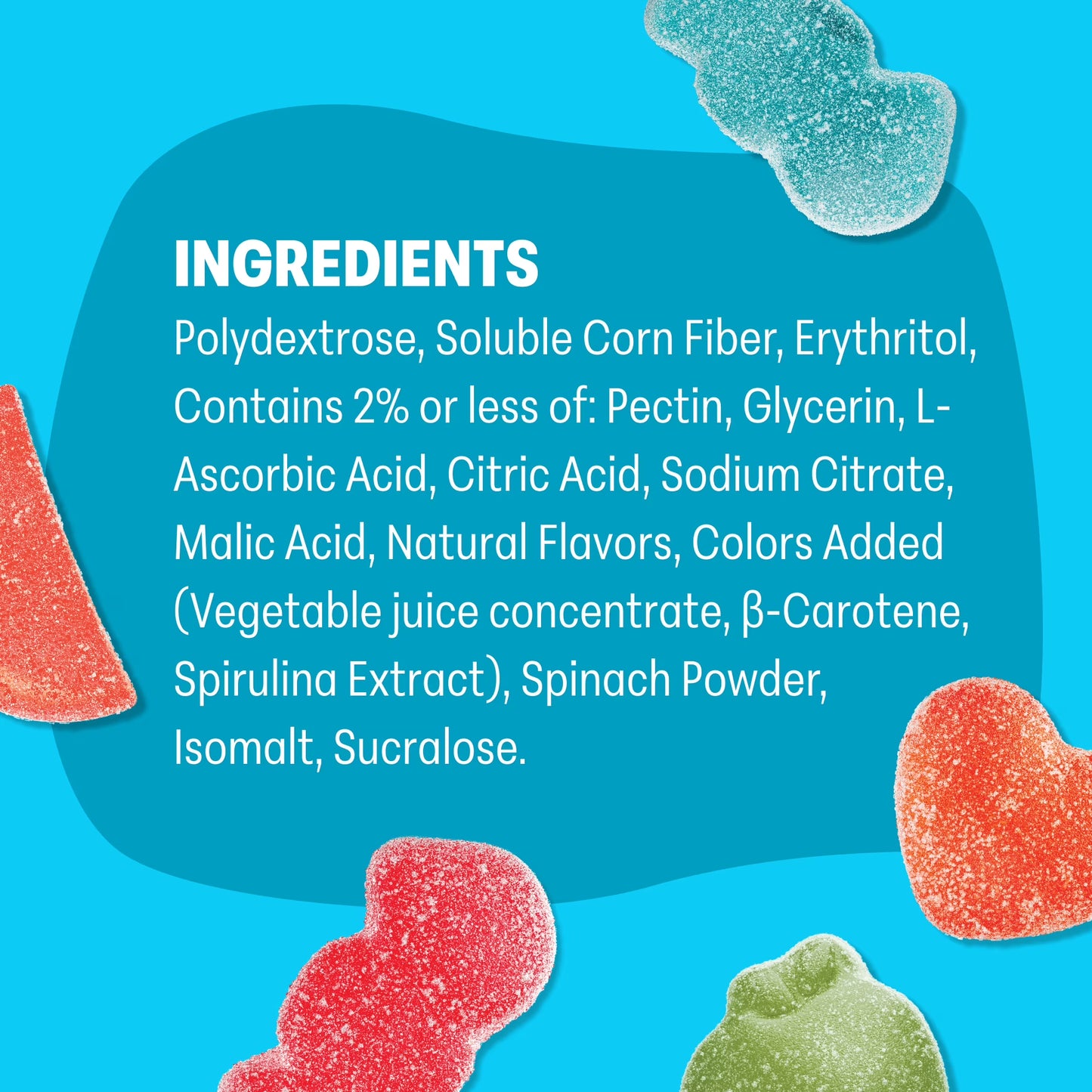 Shameless Snacks Variety Pack Low Calorie Sour Gummy Candy, Keto Friendly High Fiber Low Sugar Healthy Candy, Gluten Free Plant Based, 1.8 oz Bag