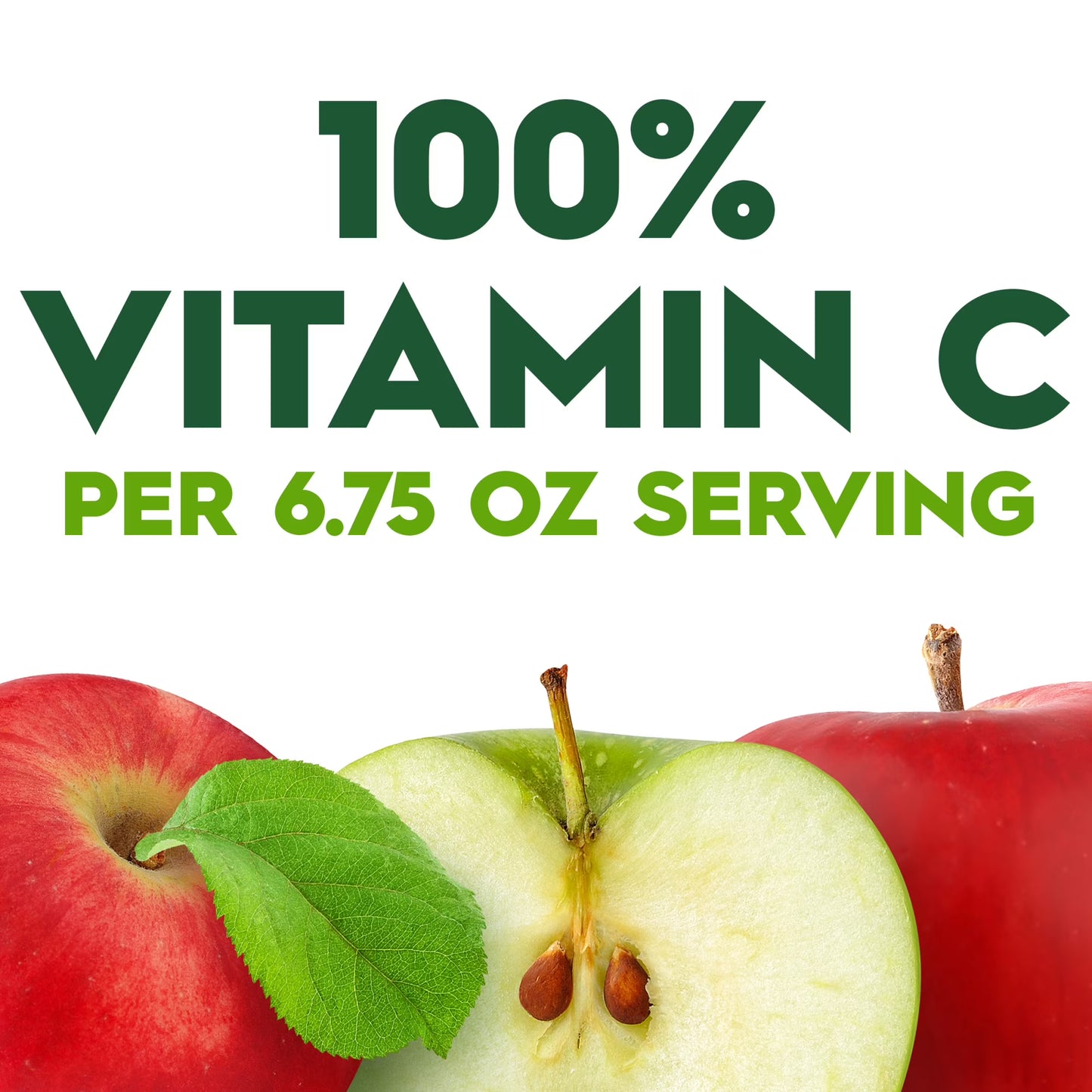Juicy Juice 100% Juice, Apple Juice, 8 Count, 6.75 fl oz Juice Boxes