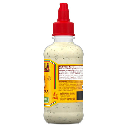Cholula Cilantro Lime Cremosa Sauce, 8.0 fl oz Bottle