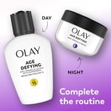 Olay Age Defying Anti-Wrinkle Day Face Lotion, Anti-Aging Moisturizer with Sunscreen SPF 15, 3.4 fl oz
