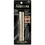 L'Oreal Paris Voluminous Panorama Smudge Resistant Mascara, Blackest Black