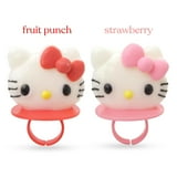 Hello Kitty Lolly Rings, Birthday Party Candy Lollipops, 18 Count, 7.62 Ounces
