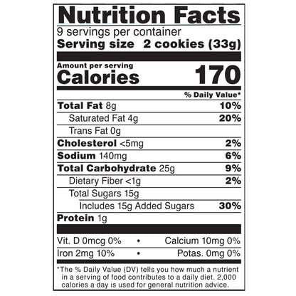 Freshness Guaranteed Thumbprint Cookies, 10.5 oz, 18 Count, Baked, Shelf Stable