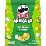 Pringles Mingles Dill Pickle and Ranch Puffed Snacks, Salty Snacks, 5.5 oz