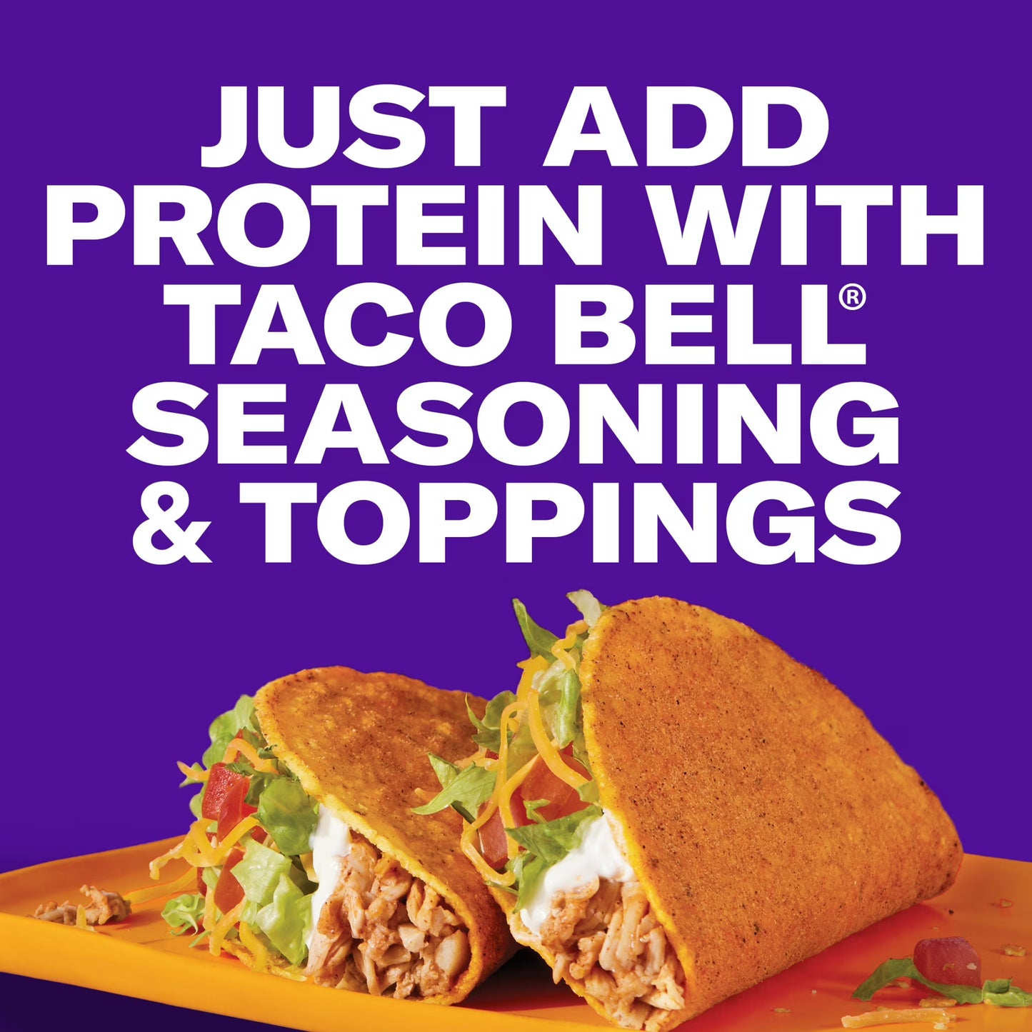(2 pack) Taco Bell Mild Seasoned Flavor Crunchy Taco Shells, 12 ct, 4.8 oz Box