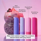 eos Flavor Lab Secret Menu Sunrise Smoothie eos Lip Balm Set, Moisturizing, Hydrating, 4-Pack, 0.14 oz