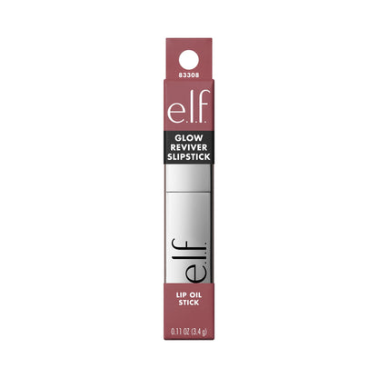 e.l.f. Glow Reviver Lip Oil Stick, Mauve Mentality, 0.11 oz