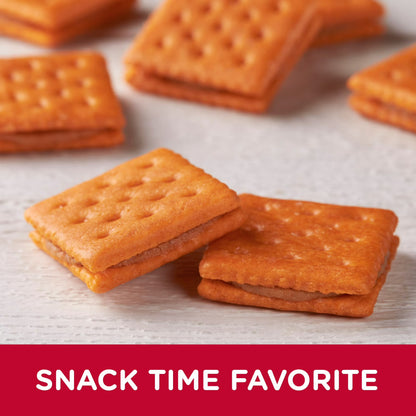 Austin Peanut Butter on Cheese Sandwich Crackers, Single Serve Snack Crackers, 20 Count