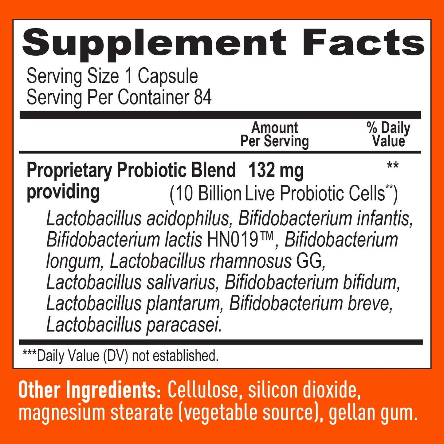 Member's Mark 10 Strain Probiotic Capsules, 84 ct.
