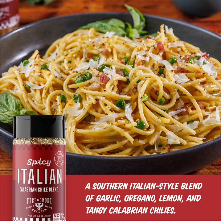 Fire & Smoke Society Spicy Italian Seasoning, 5.3 Ounce Mixed Spices & Seasonings