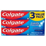 (2 pack) Colgate Cavity Protection Fluoride Toothpaste, Great Regular Mint Flavor, 3 Pack, 6 oz